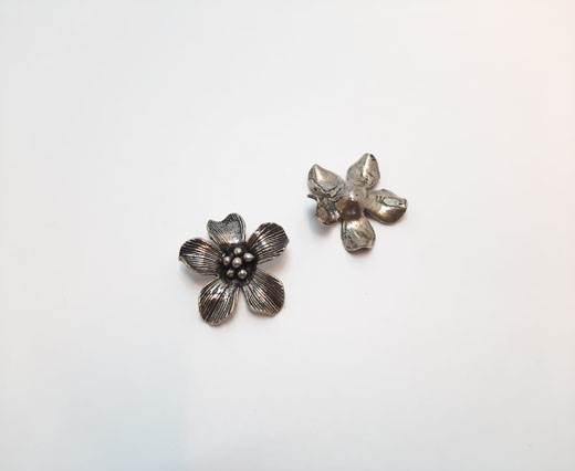 Antique Silver Plated beads - 44265