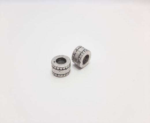 Antique Silver Plated beads - 44267