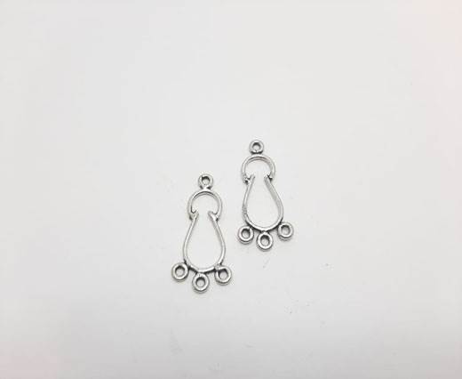 Antique Silver Plated beads - 44268