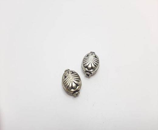 Antique Silver Plated beads - 44269