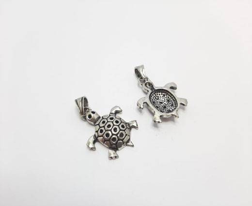 Antique Silver Plated beads - 44272
