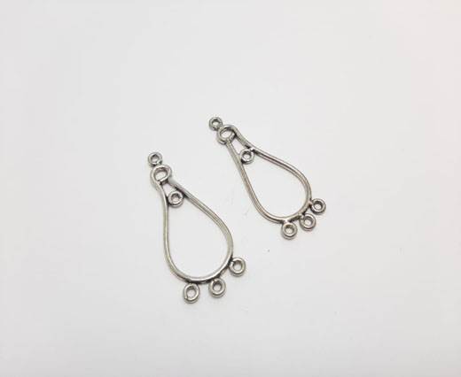 Antique Silver Plated beads - 44274