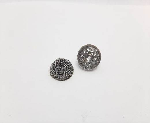 Antique Silver Plated beads - 44283