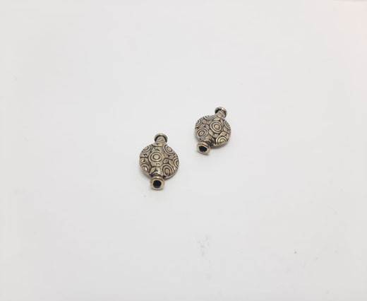 Antique Silver Plated beads - 44289
