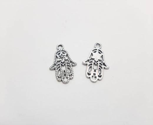 Antique Silver Plated beads - 44291