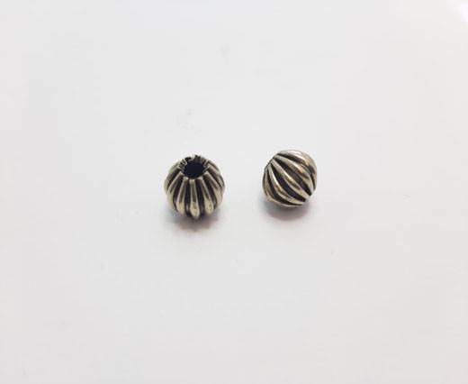 Antique Silver Plated beads - 44292