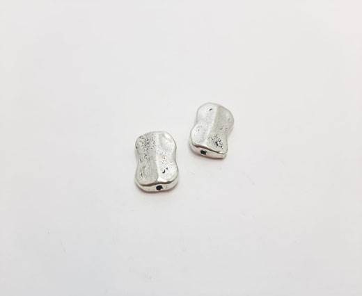 Antique Silver Plated beads - 44303