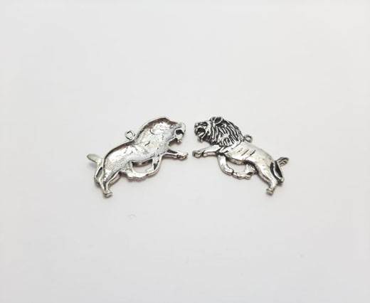 Antique Silver Plated beads - 44307