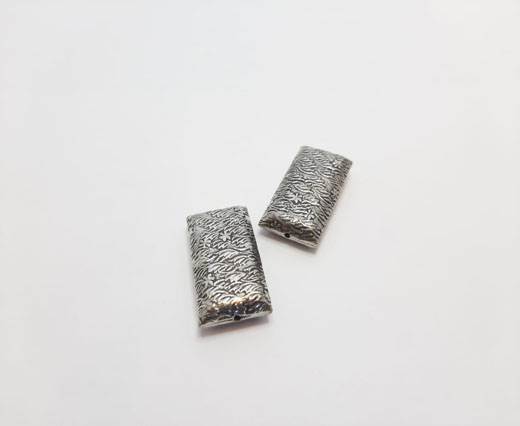 Antique Silver Plated beads - 44312