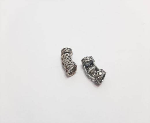 Antique Silver Plated beads - 44317