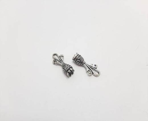 Antique Silver Plated beads - 44318