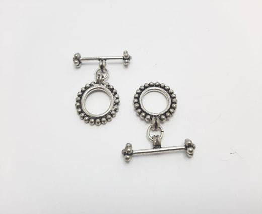 Antique Silver Plated beads - 44321