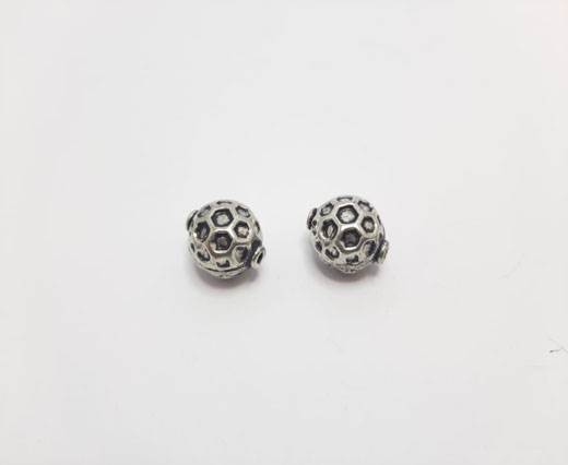 Antique Silver Plated beads - 44322