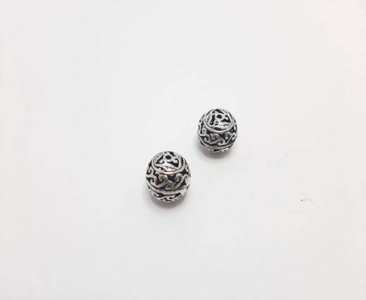 Antique Silver Plated beads - 44325