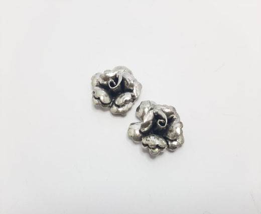 Antique Silver Plated beads - 44331