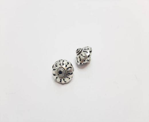 Antique Silver Plated beads - 44332