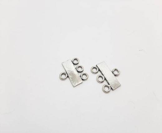 Antique Silver Plated beads - 44333