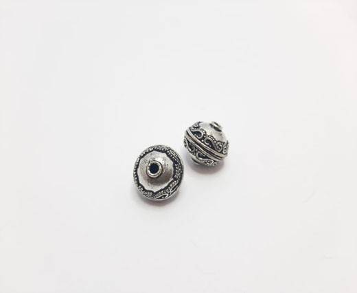 Antique Silver Plated beads - 44339