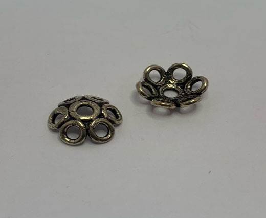 Antique Silver Plated beads - 44342