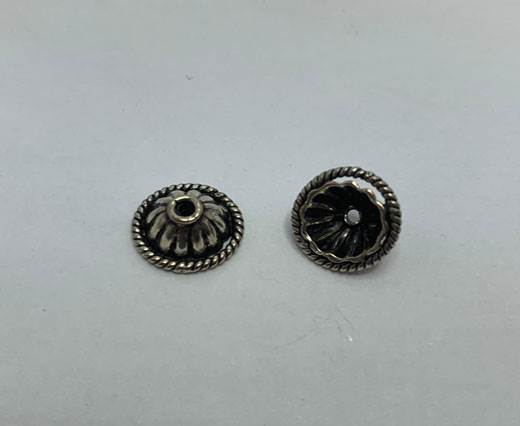 Antique Silver Plated beads - 44344