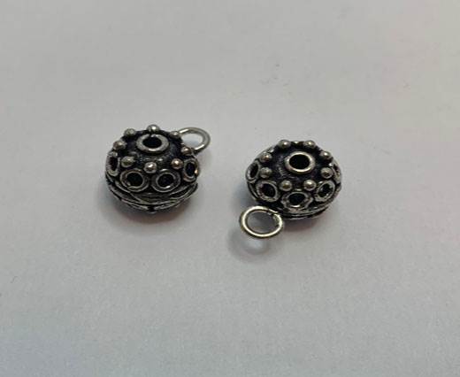 Antique Silver Plated beads - 44350