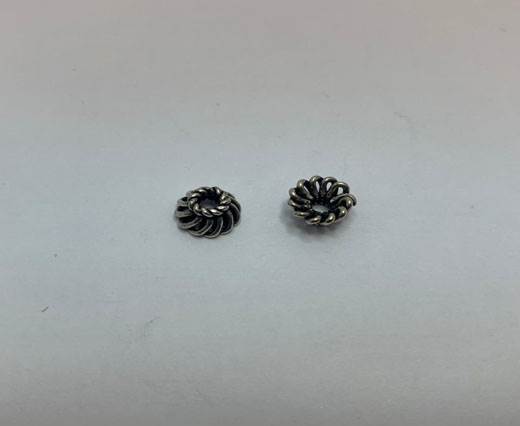 Antique Silver Plated beads - 44351