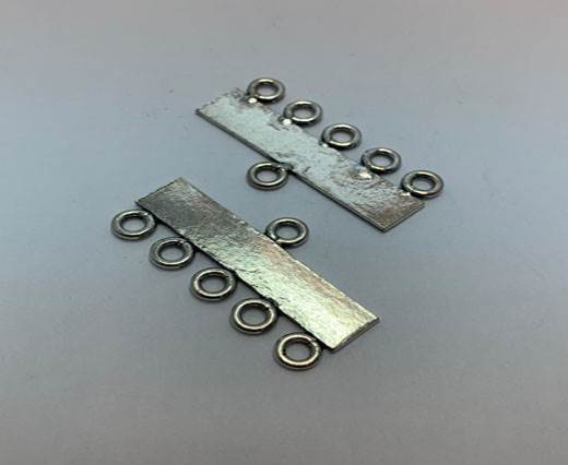 Antique Silver Plated beads - 44353