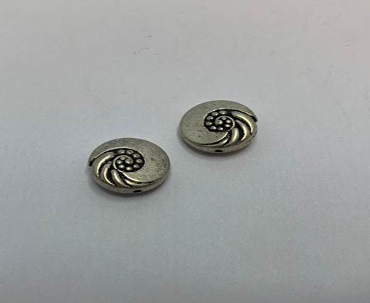 Antique Silver Plated beads - 44354