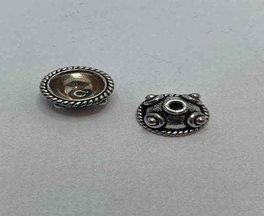 Antique Silver Plated beads - 44357