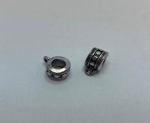 Antique Silver Plated beads - 44358