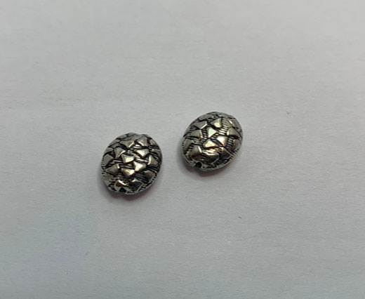 Antique Silver Plated beads - 44360