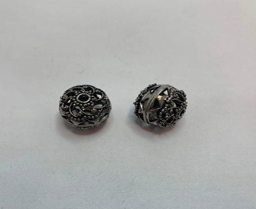 Antique Silver Plated beads - 44362
