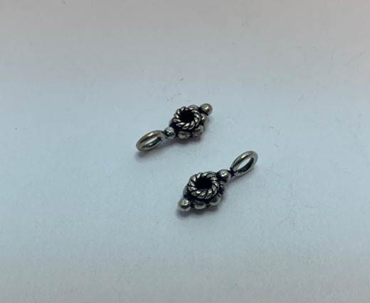 Antique Silver Plated beads - 44370