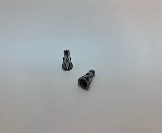 Antique Silver Plated beads - 44372