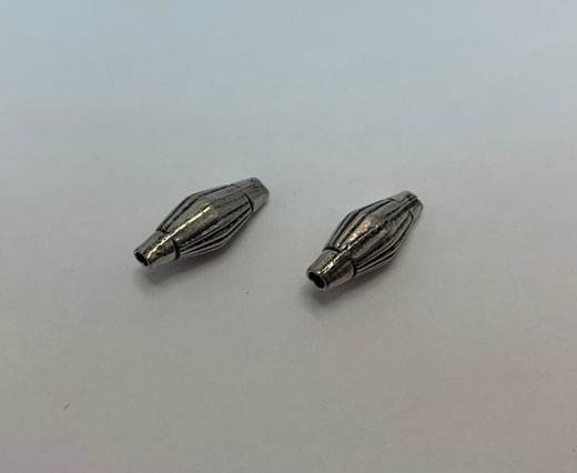 Antique Silver Plated beads - 44376