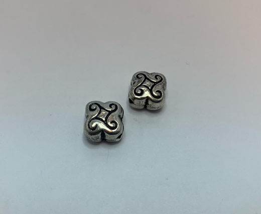 Antique Silver Plated beads - 44377