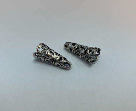 Antique Silver Plated beads - 44379