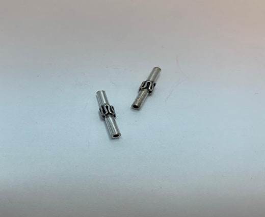 Antique Silver Plated beads - 44382