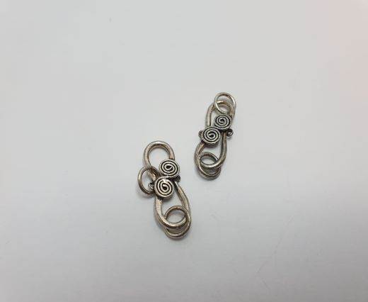 Antique Silver Plated beads - 44383