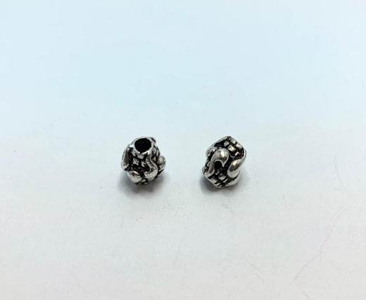 Antique Silver Plated beads - 44385