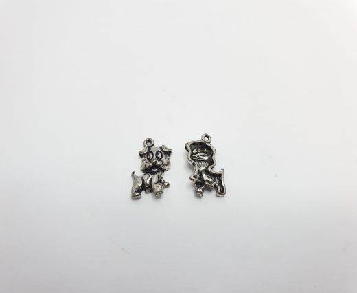 Antique Silver Plated beads - 44387