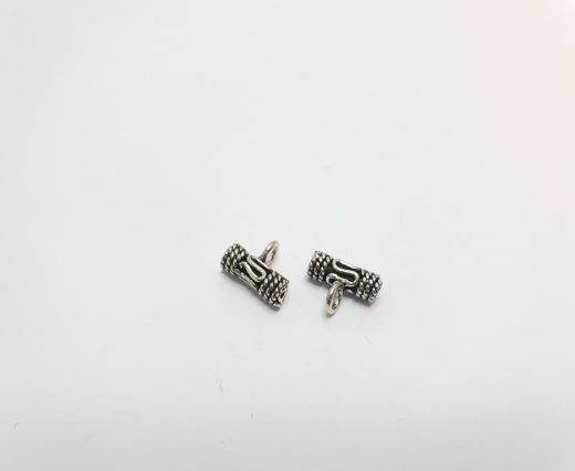 Antique Silver Plated beads - 44388