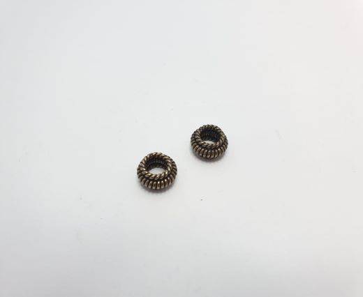 Antique Silver Plated beads - 44397