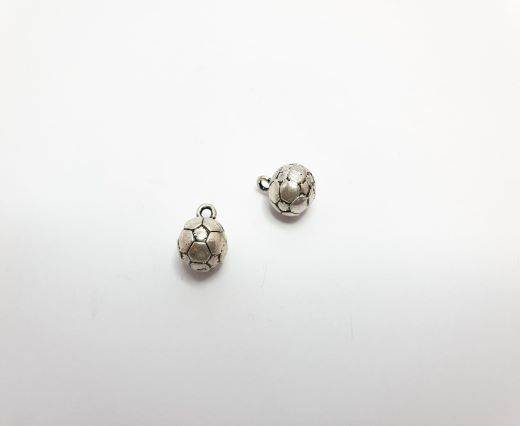 Antique Silver Plated beads - 44399