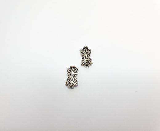 Antique Silver Plated beads - 44402
