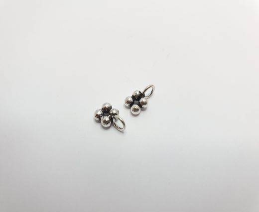 Antique Silver Plated beads - 44405