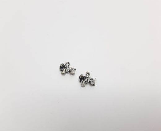 Antique Silver Plated beads - 44407