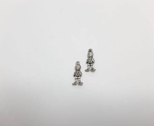 Antique Silver Plated beads - 44409