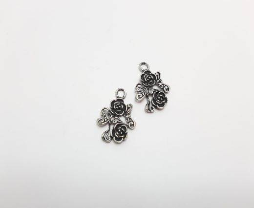 Antique Silver Plated beads - 44411