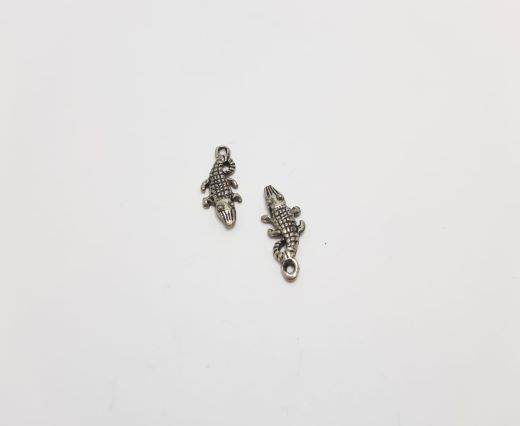 Antique Silver Plated beads - 44413